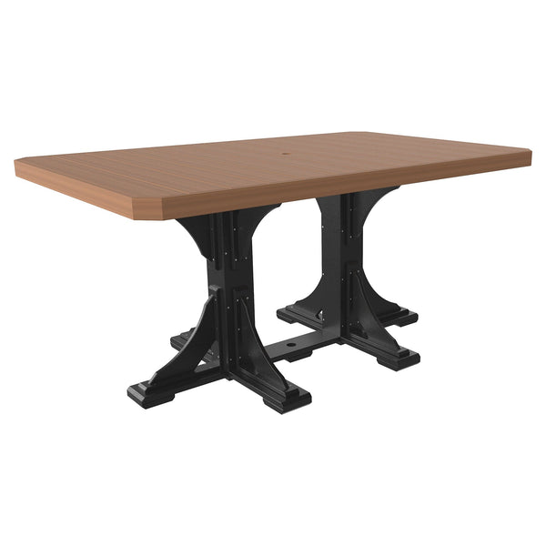 Luxcraft Poly Composite Rectangular Counter Height Dining Table