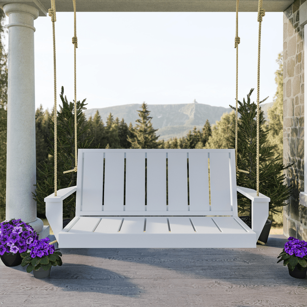 Keystone Amish Co. The Weston Recycled Plastic Porch Swing The Porch