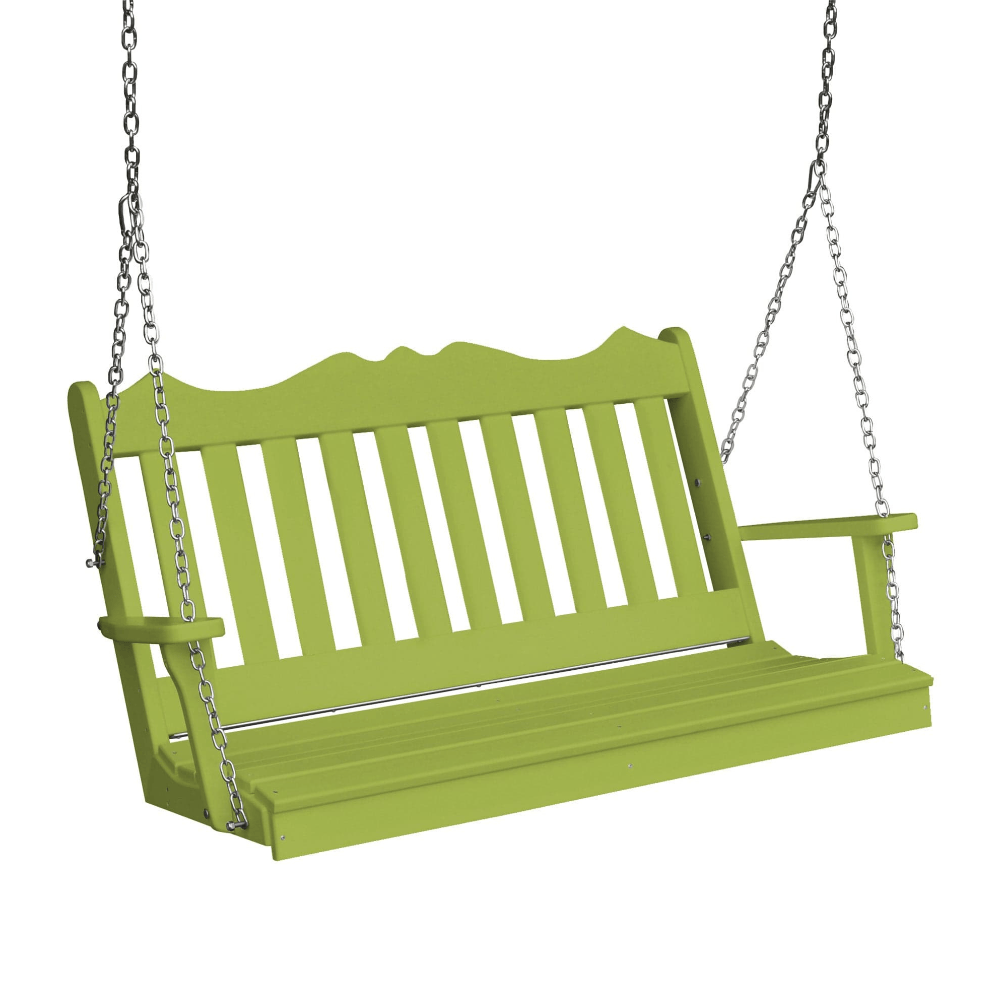 Keystone Amish Co. 5 Foot York Composite Porch Swing, Tropical Lime