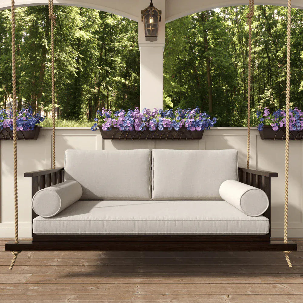 テーブル・チェア・ハンモック BEERTABLE SANKYAKU YOO!!damngood Live Casual The Madison Steel Daybed Swing With Cushions