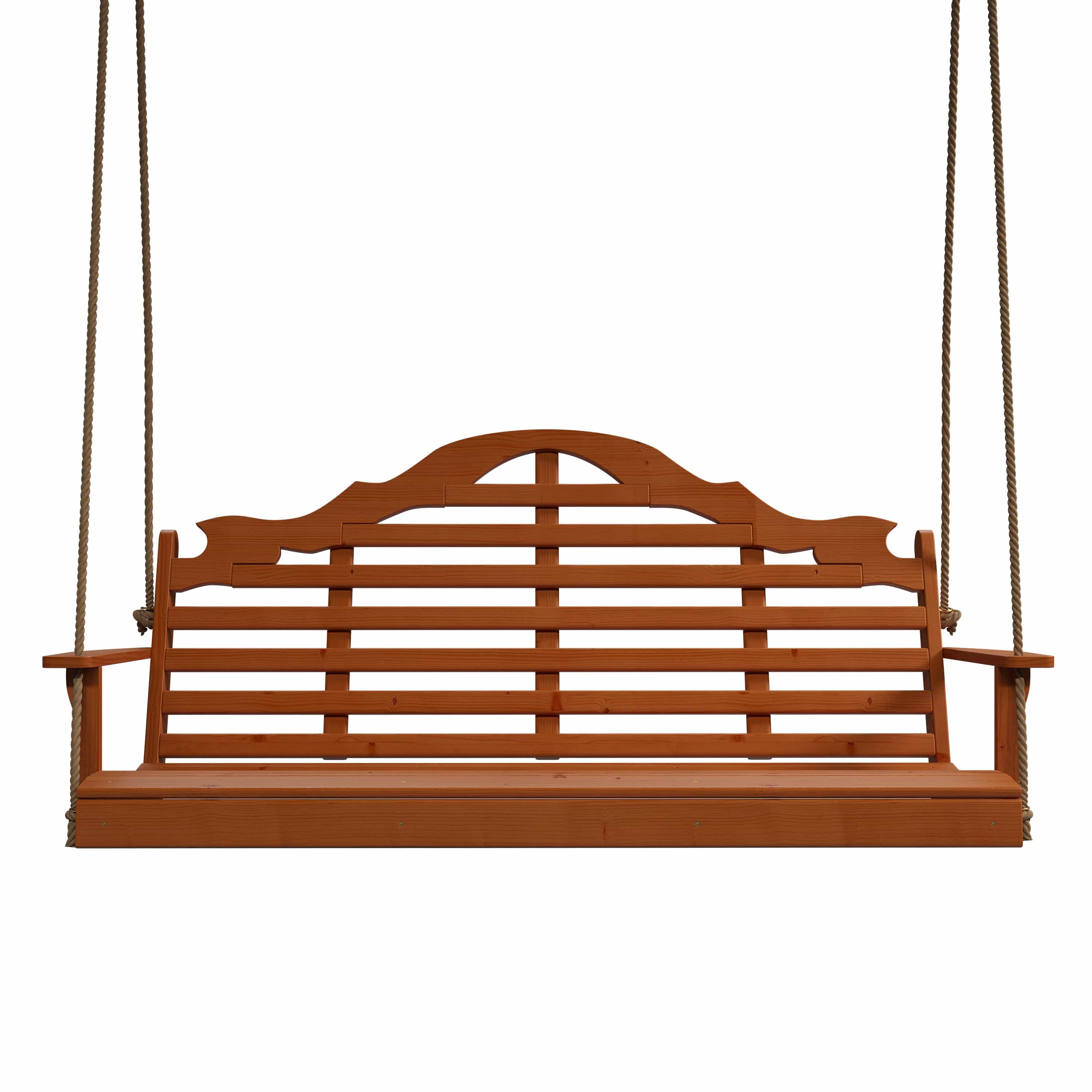 Keystone Amish Co. 4 Foot Milan Porch Swing, Cedar Stain