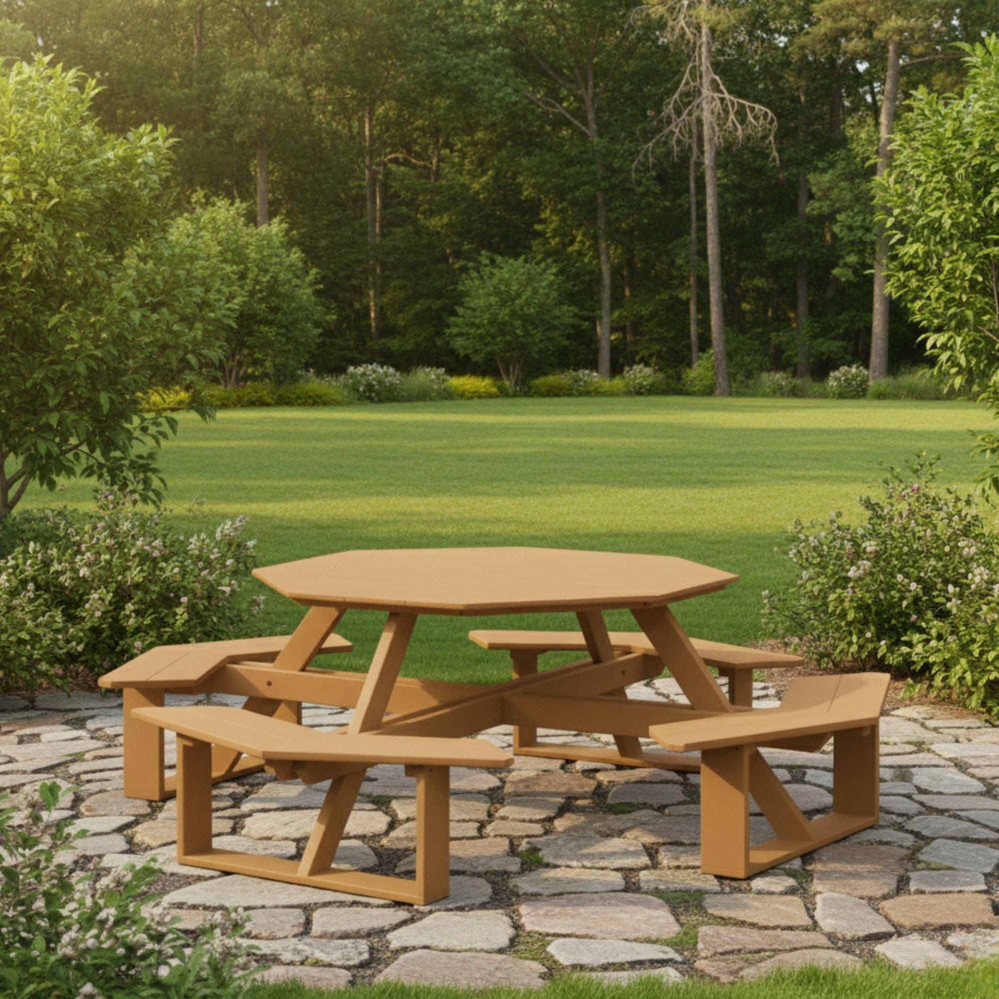 Keystone Amish Co. Octagon Poly Walk-In Picnic Table