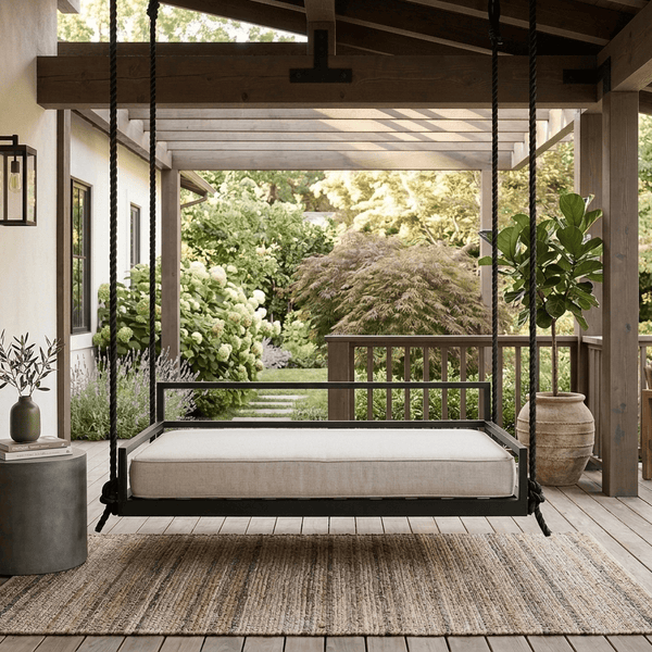 Atlantic Swing Co. Palm Swing Bed in Caviar
