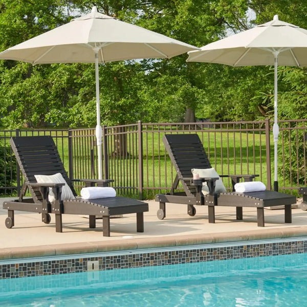 Poly Lounge Chairs in Black