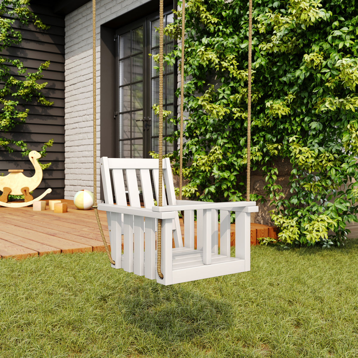 Amish Child's Wooden Chair