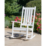POLYWOOD Vineyard Recycled Plastic Porch Rocking Chair