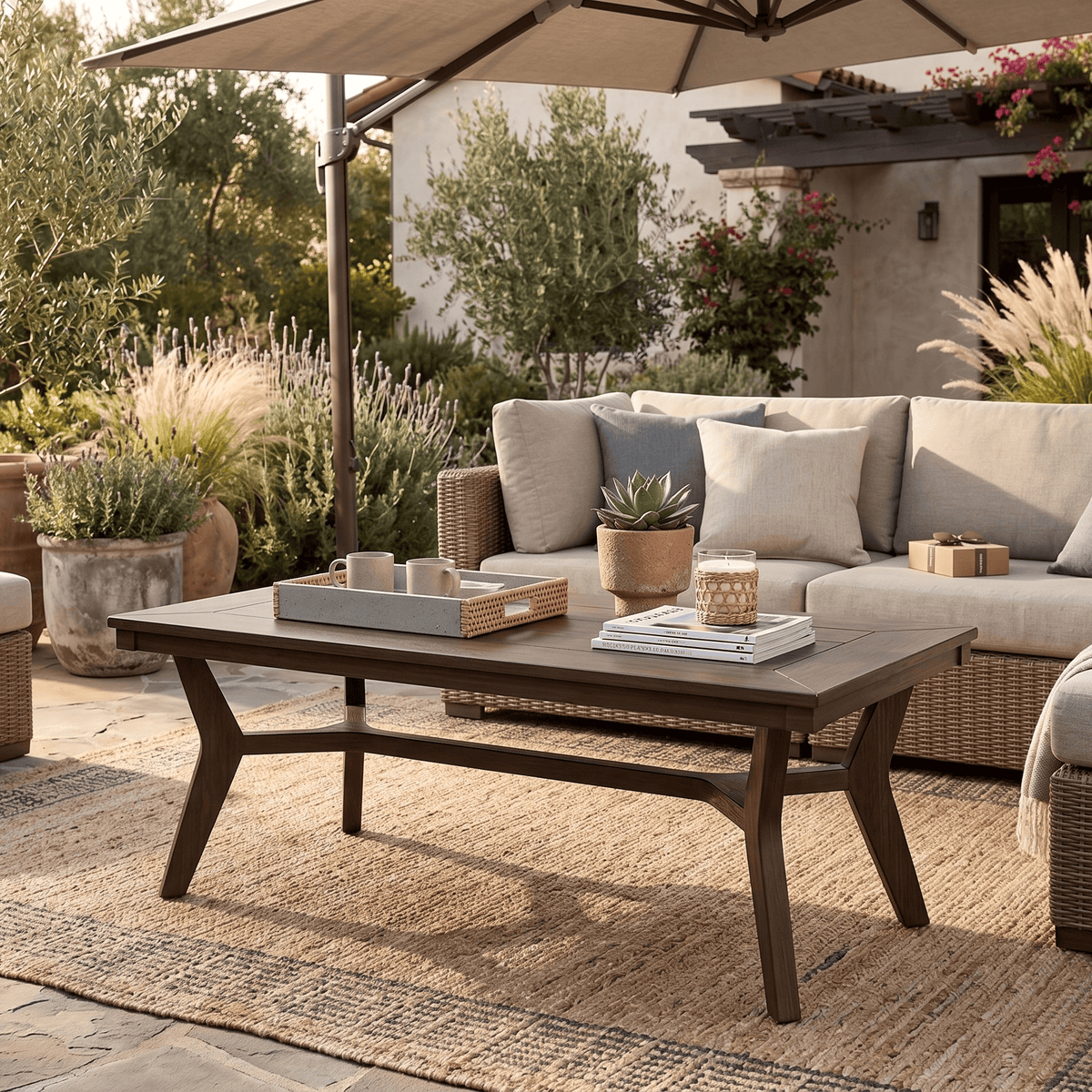 Berlin Gardens Mayhew Rectangular Coffee Table | Berlin Gardens
