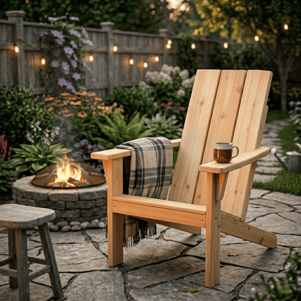 Keystone Amish Co. Red Cedar Modern Adirondack Chair