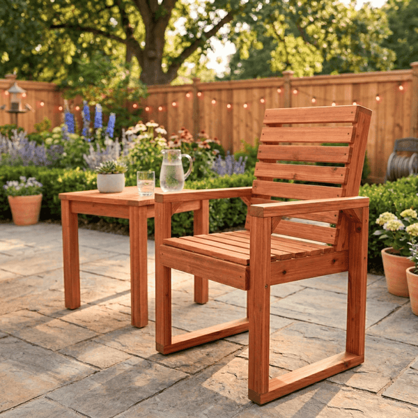 Keystone Amish Co. Red Cedar Patio Dining Chair