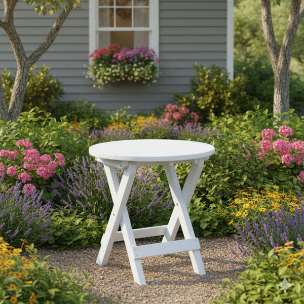 Keystone Amish Co. Poly Composite Round Bistro Table