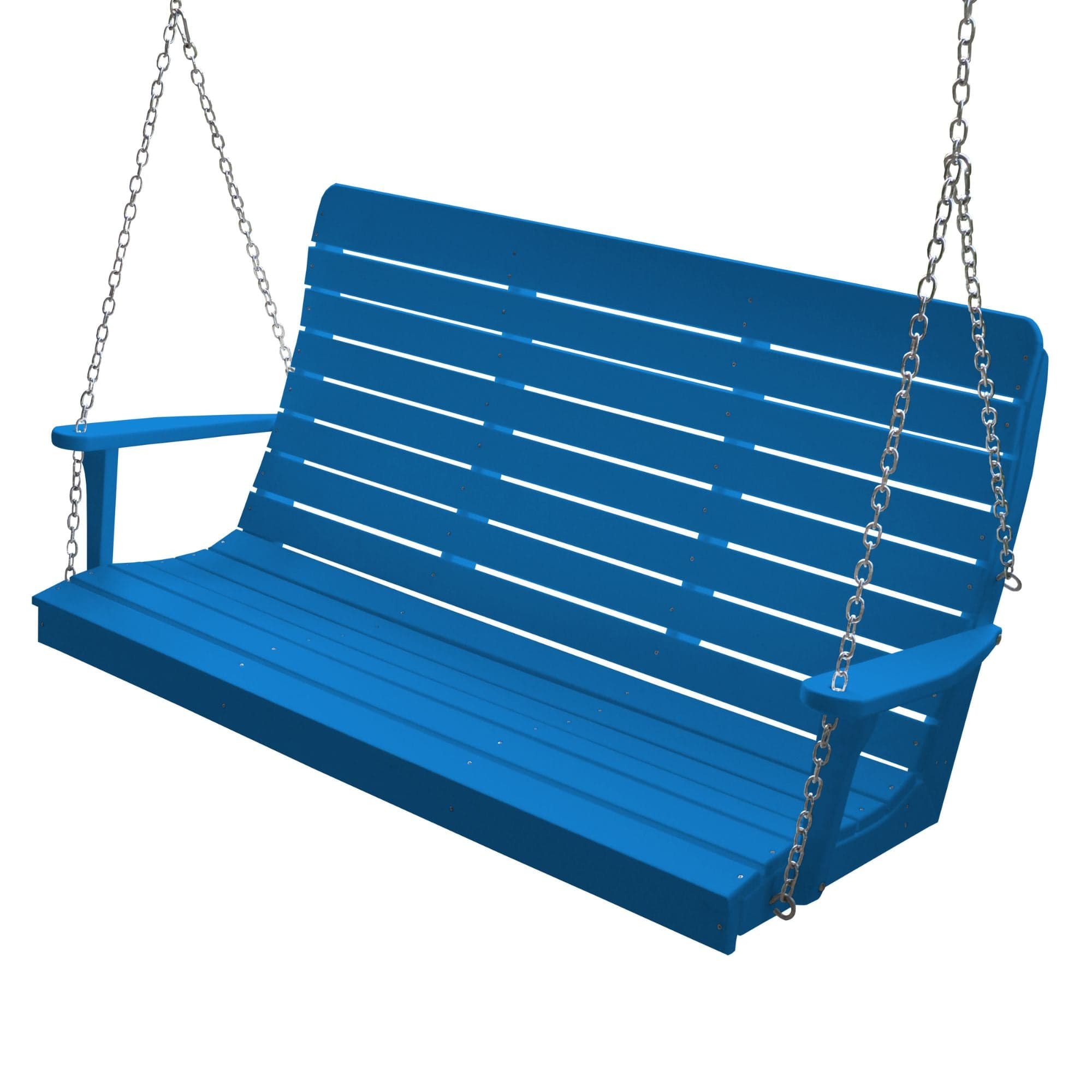 Keystone Amish Co. 5 Foot Salem Composite Poly Porch Swing, Blue