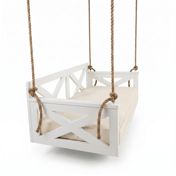 Atlantic Swing Co. The Simon Kiln-Dried Pine Daybed Swing, Crib