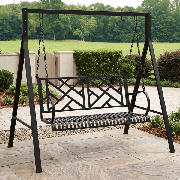 Live Casual Logan Metal Swing with Stand