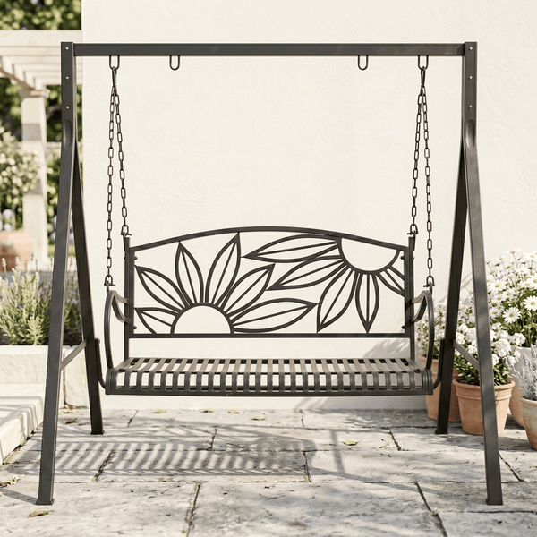 Live Casual Mariposa Metal Swing with Stand