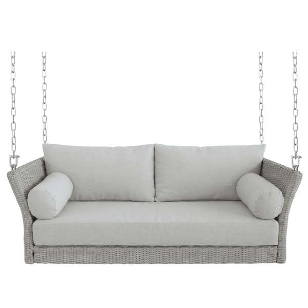 Sonoma Wicker Daybed Porch Swing With Cushions