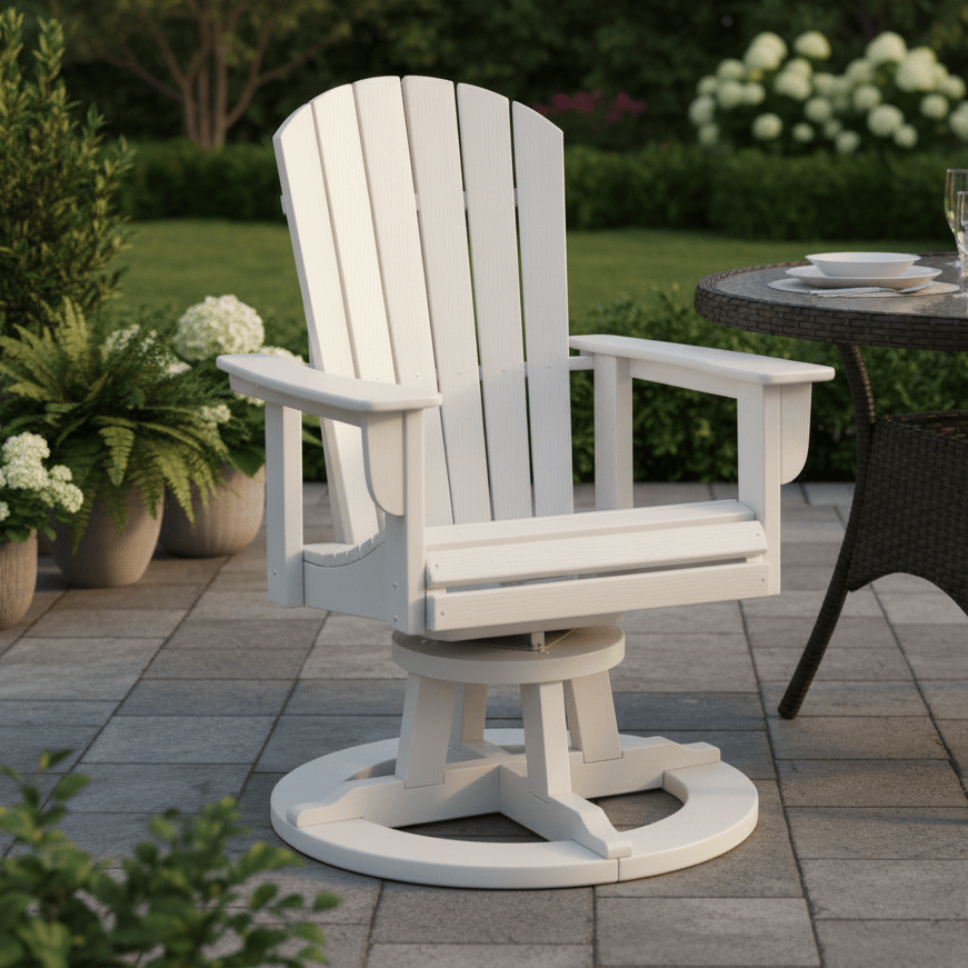 SoPoly St. Simons Poly Swivel Dining Chair
