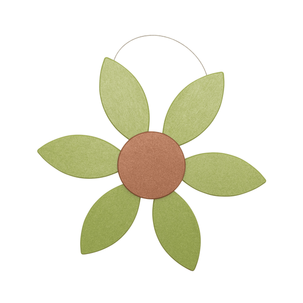 Stratton Field Poly Lumber 20-Inch Large Hanging Flower Decoration