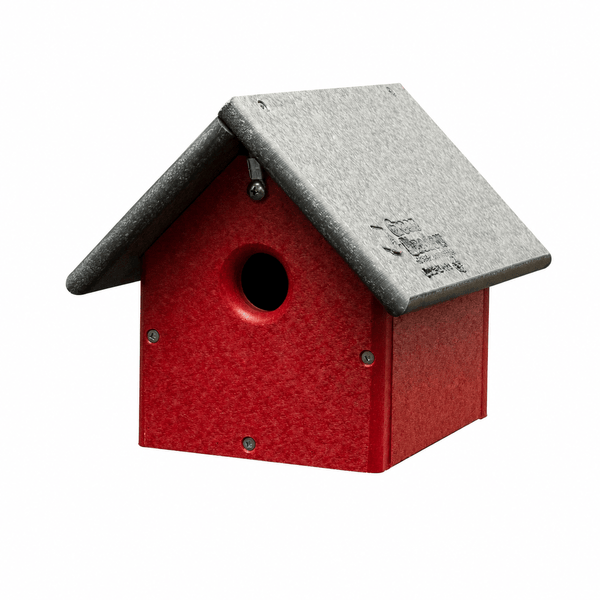 Stratton Field Poly Lumber Hanging 7-Inch Wren and Chickadee Birdhouse