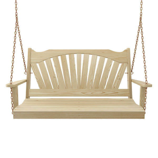 Keystone Amish Co. Sunburst Porch Swing, 5 Foot, Unfinished