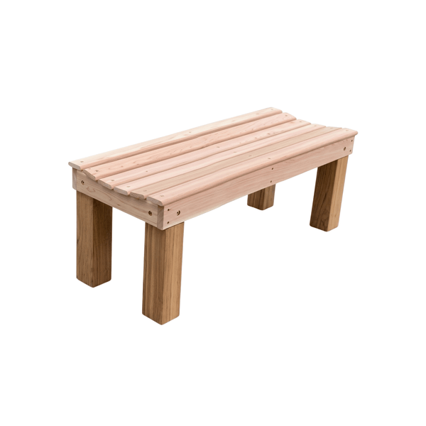 Keystone Amish Co. Red Cedar 4 Foot Courtyard Bench