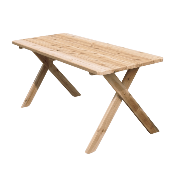 Keystone Amish Co. Red Cedar Crossleg Outdoor Table