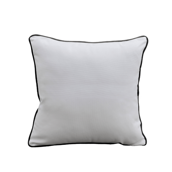 East Green Outdoor 18x18 Accent Pillow with Contrasted Piping