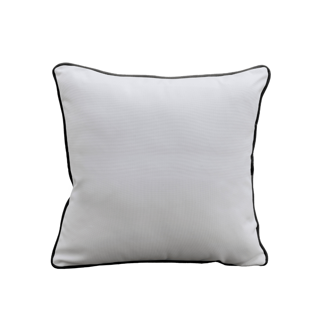 East Green Outdoor 18x18 Accent Pillow with Contrasted Piping