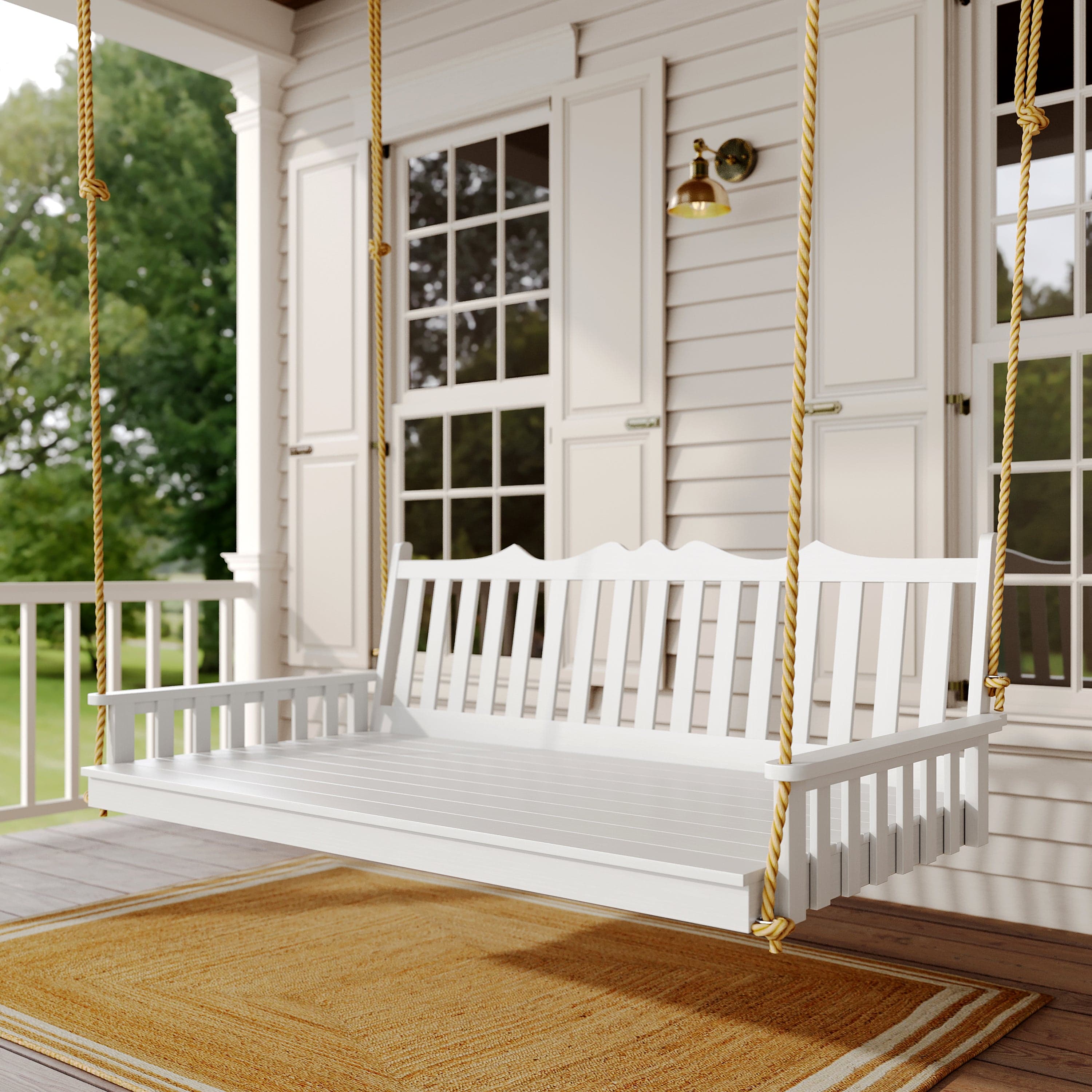 Keystone Amish Co. York Recycled Plastic Swing Bed