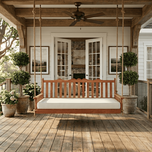 Keystone Amish Co. York Red Cedar Swing Bed