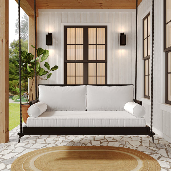 Amish Casual Stratford Swing Bed in Tricorn Black