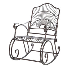 Bronze Metal Rocking Chair For Porch