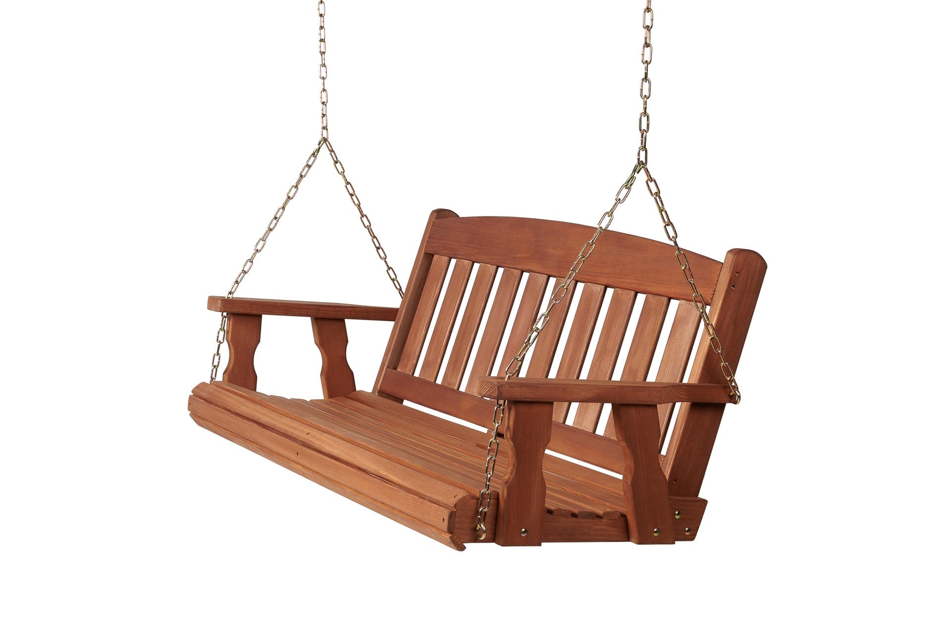 Amish Casual 6 Foot Cedar Stain Mission Porch Swing