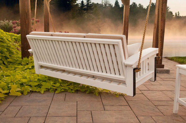 Hershyway 5 Foot Days Ends Sofa Style Rope Daybed Swing