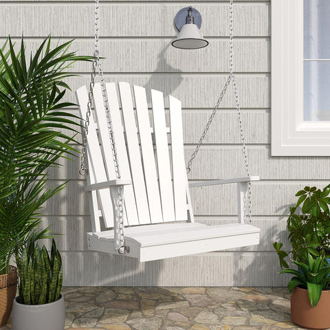 A&L Furniture Co. Adirondack Recycled Plastic Swing Chair