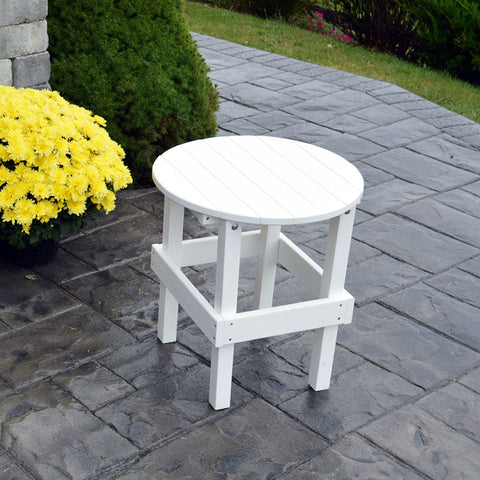 A&L Furniture Co. Recycled Plastic Round End Table