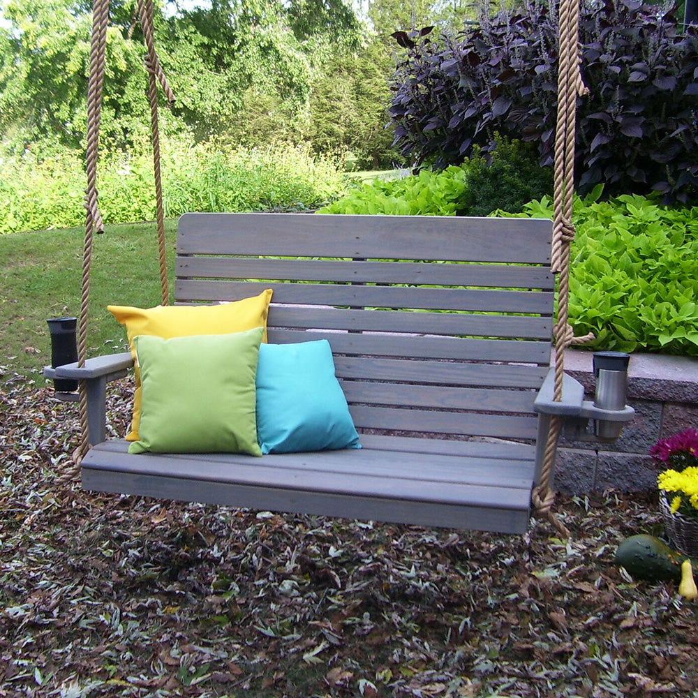 A&L Furniture Co. Highback Treated Wood Porch Swing