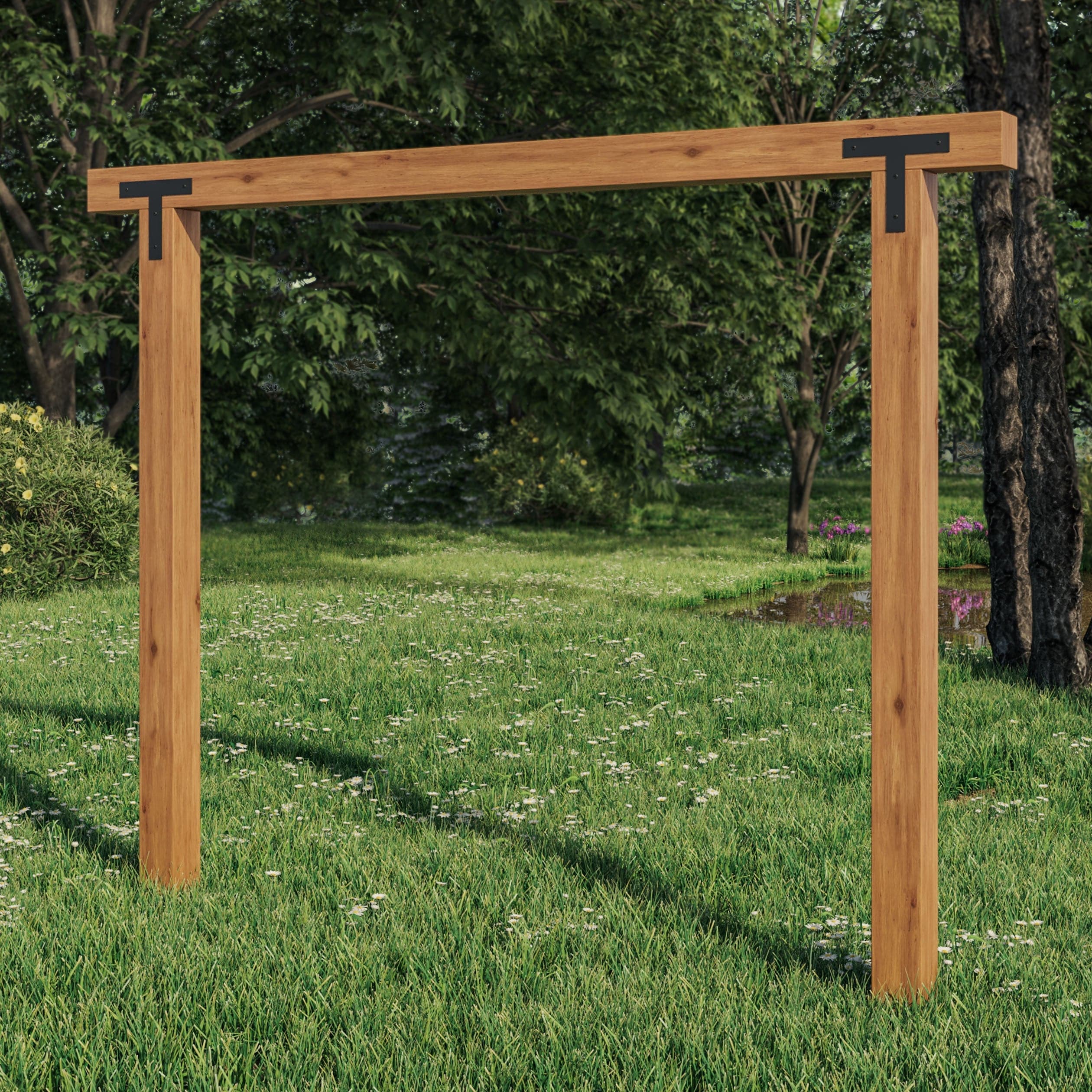 Amish Casual DIY Swing Stand Bracket Hardware Kit (No Wood)