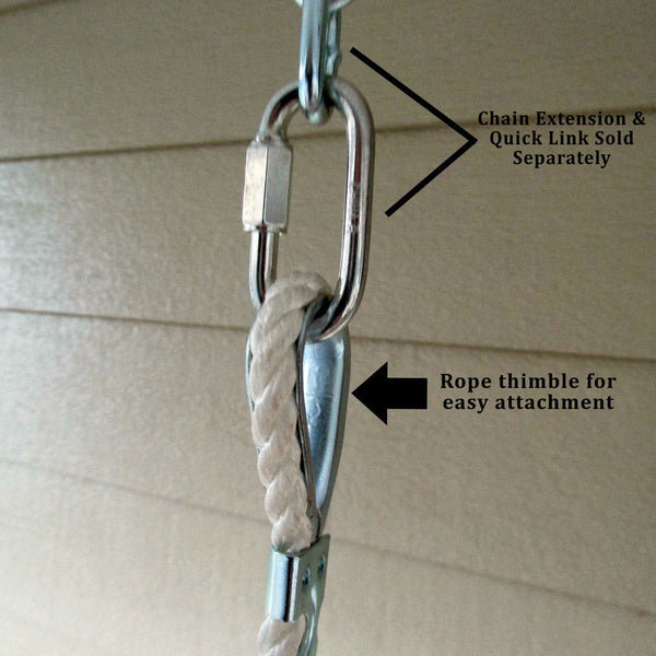 Child Swing Company Double Mission Kiddie Rope Swing Chair