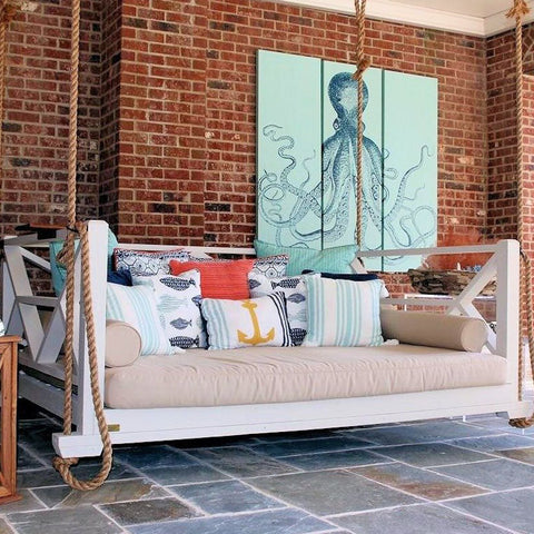 Four Oak Designs The Seaside Designer Swing Bed
