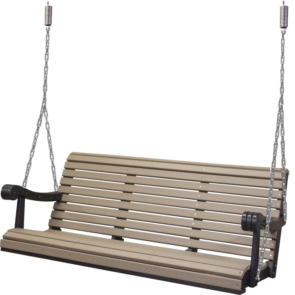 Hershyway Grandpa Series 5ft. Recycled Plastic Porch Swing