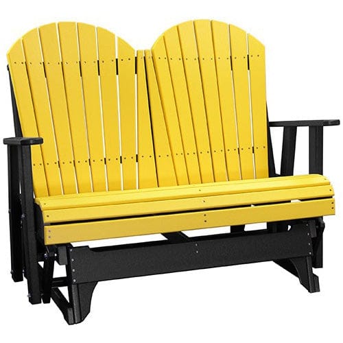 LuxCraft Adirondack 4-Foot Poly Composite Patio Glider