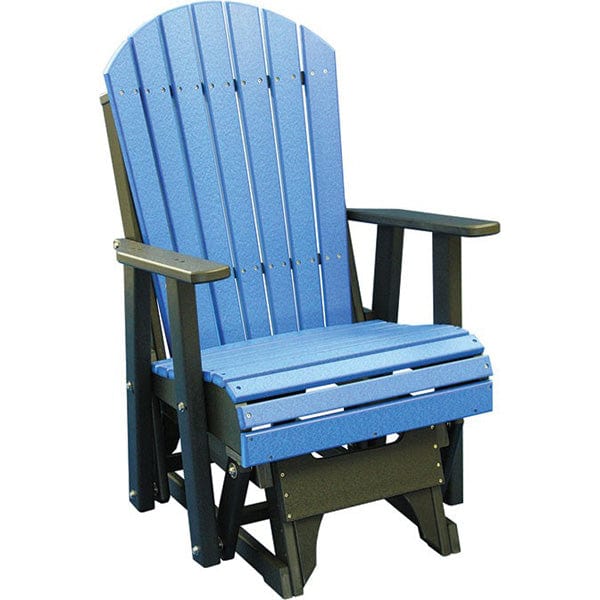 LuxCraft Adirondack Poly Composite Glider Chair