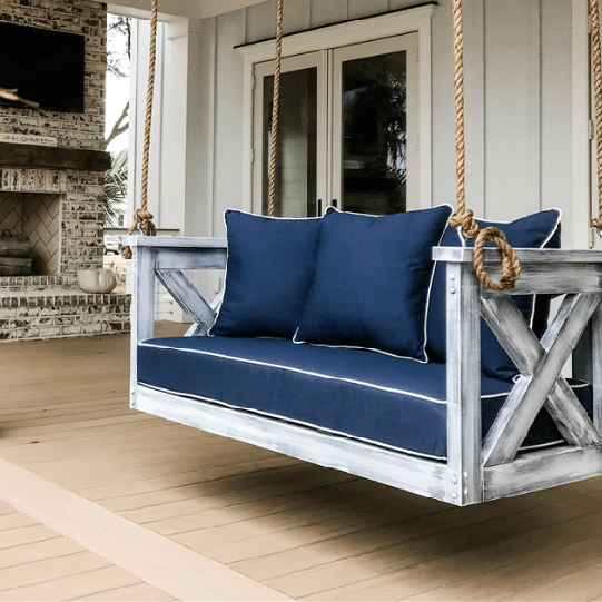 Lowcountry Swing Beds Crib, Kiln Dried Pine The Cooper River Daybed Swing