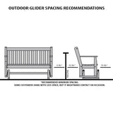 A&L Furniture Co. Marlboro Porch Glider