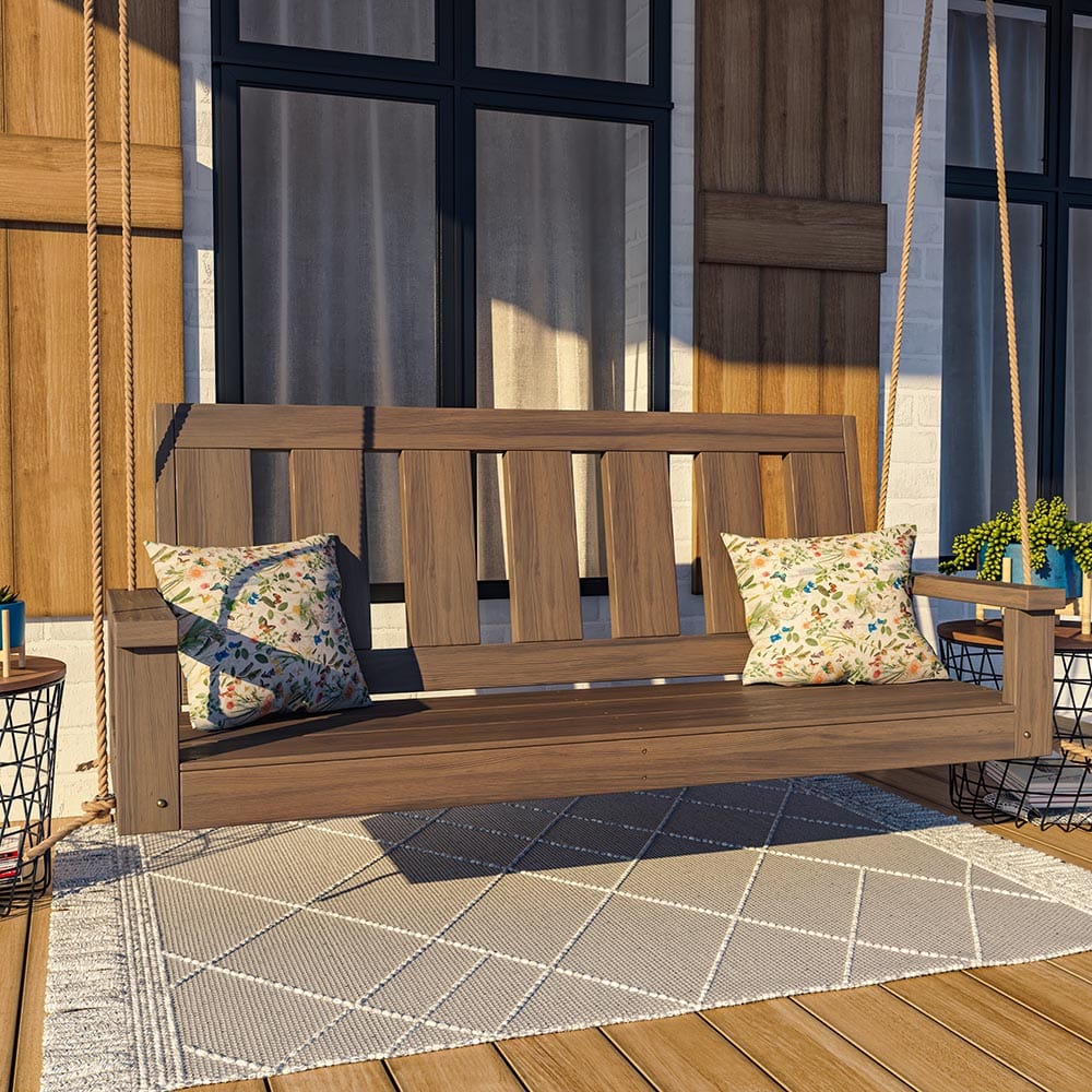 Porchgate 700 Lb Weight Capacity Ardmore Amish Heavy Duty Porch Swing