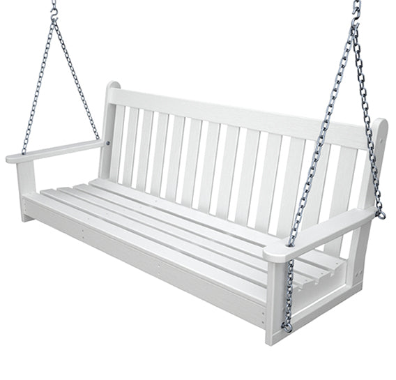 POLYWOOD Vineyard 5ft. Recycled Plastic Porch Swing