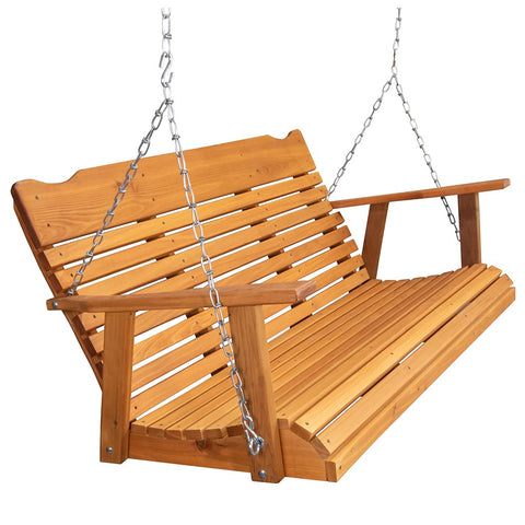 Treasure State Amish Co. Classic Red Cedar Porch Swing
