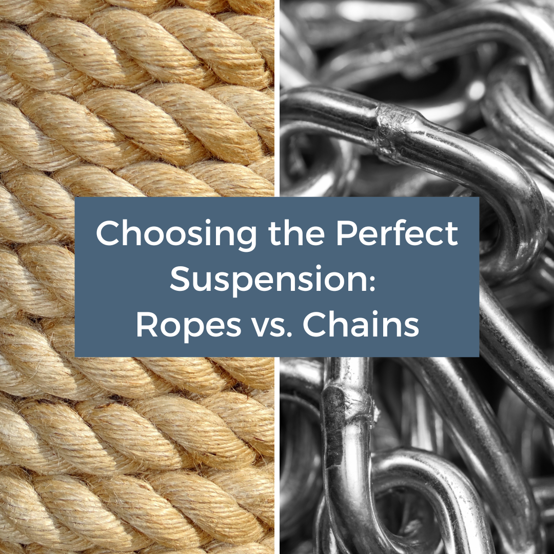 Choosing the Perfect Suspension: Ropes vs. Chains for Your Swing Bed or Porch Swing