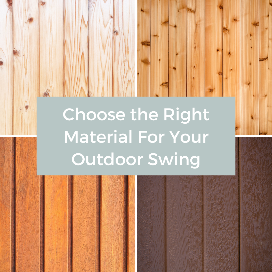 Choose the Right Material For Your Outdoor Daybed Swing