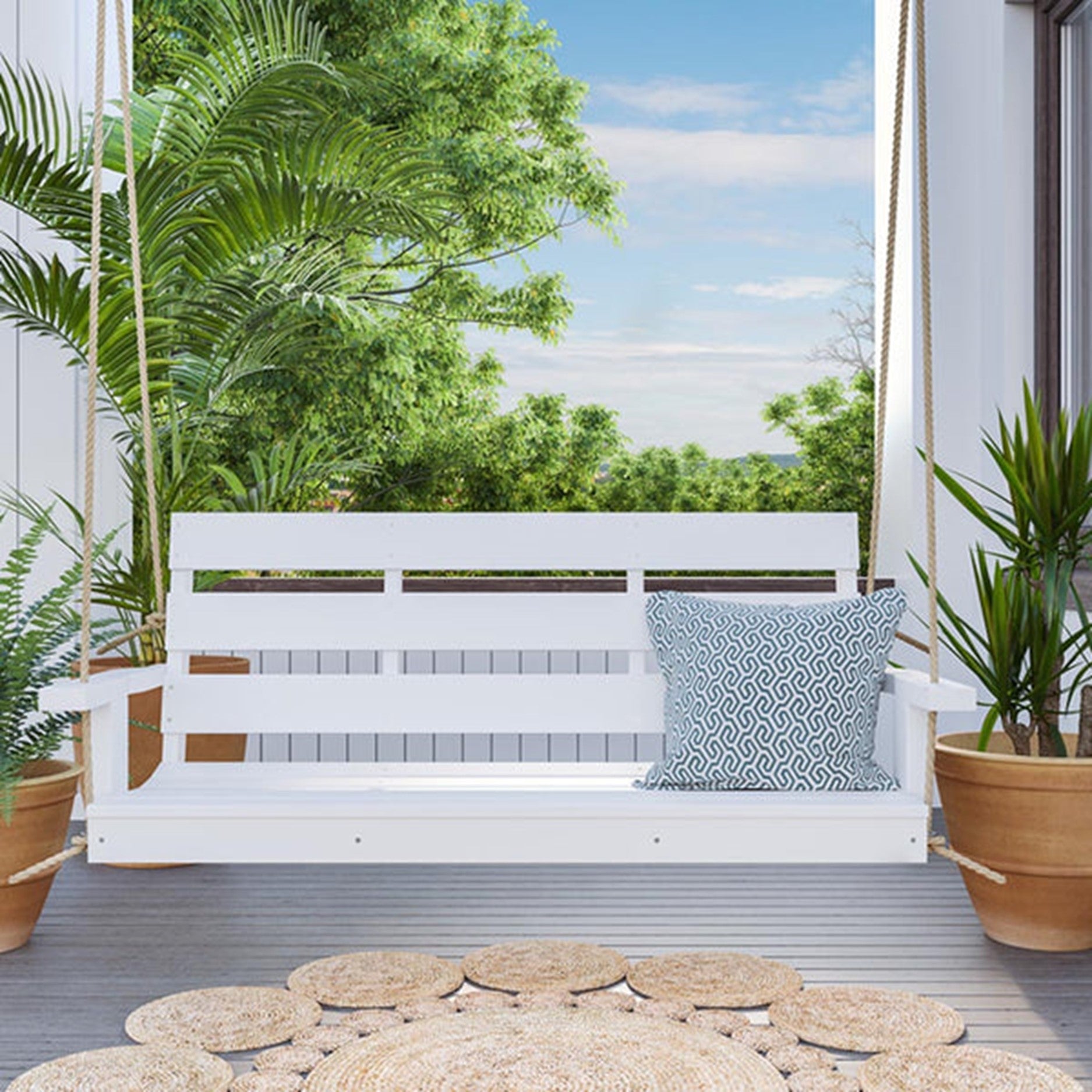 Latest Release - The Moderne Porch Swing by Porchgate